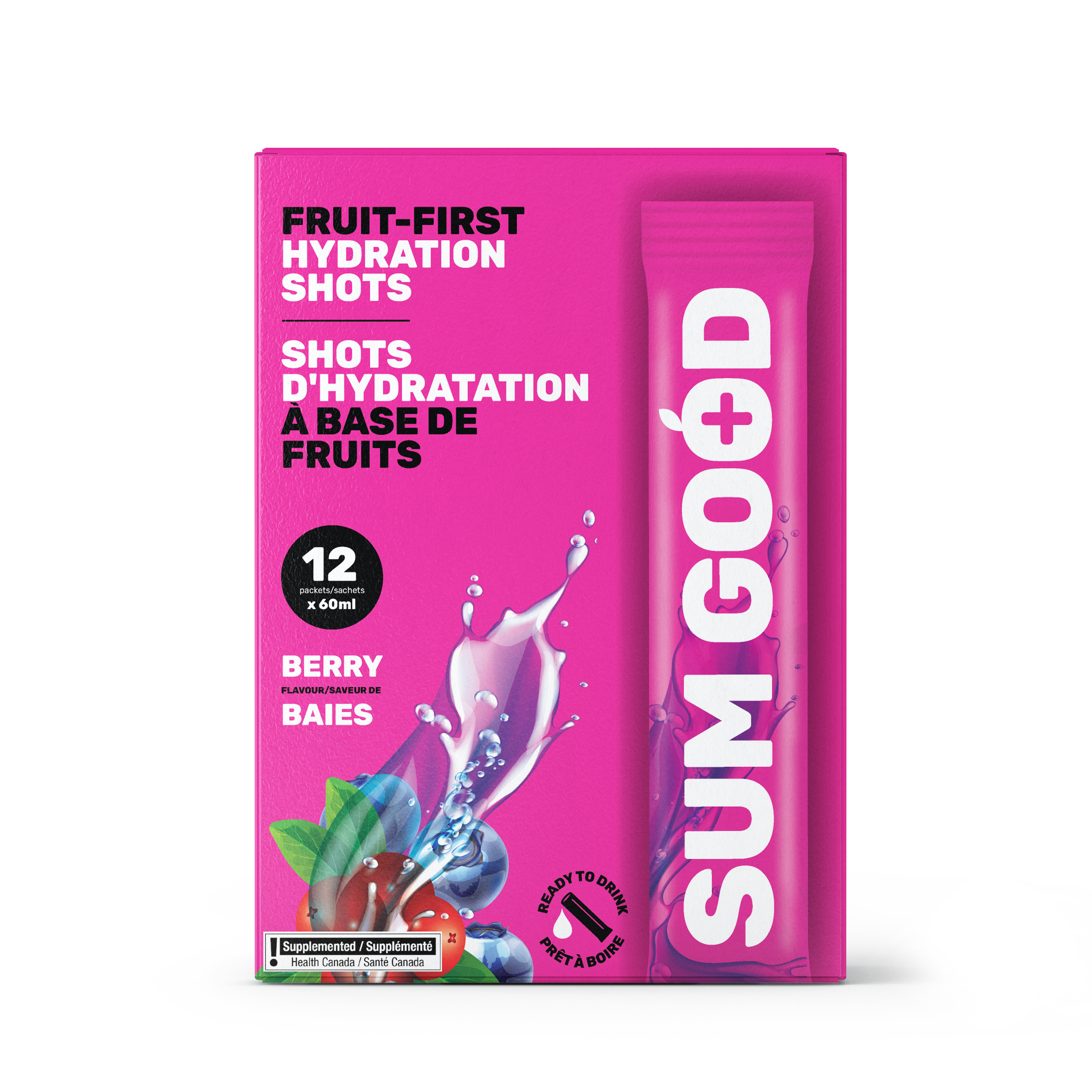 Sum Good Hydration Shots - Berry Flavour