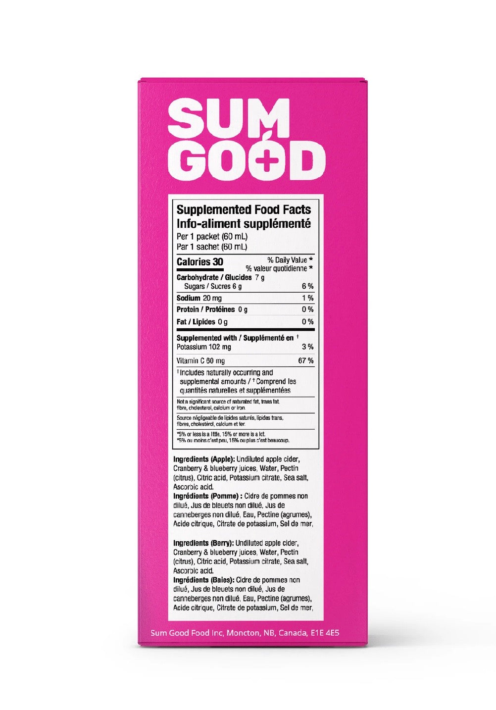 Sum Good Hydration Shots - Berry Flavour